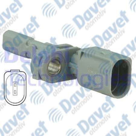 DELPHI SS20599 Abs Sensoru Arka Caddy 11> Crafter 17> Golf Vii 13>17 Passat 15> Tiguan Touran 16> A3 Q2